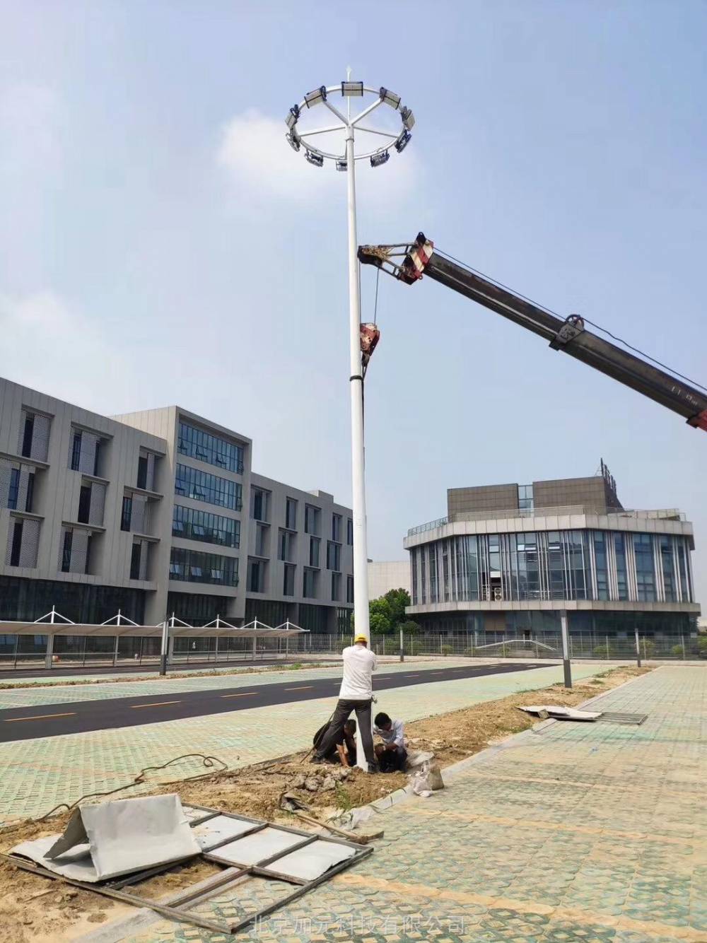 北京大学高校学校路灯15米高杆灯