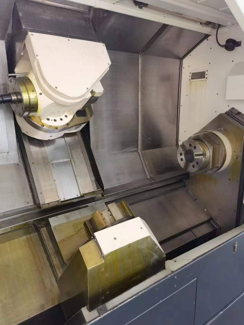 处理二手马扎克integrex300iiist车铣复合80把刀库