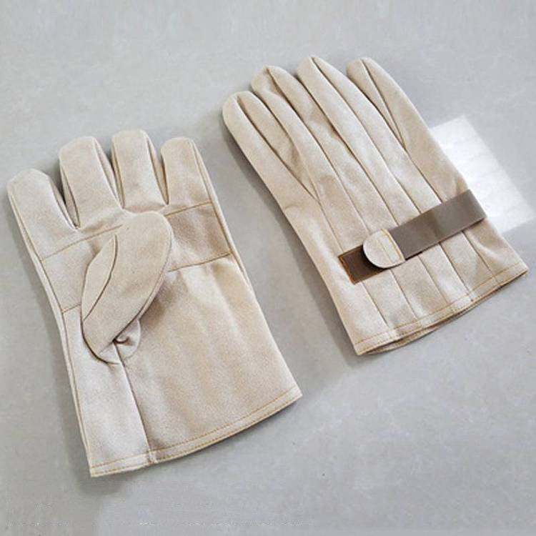 绝缘外置羊皮保护手套羊皮防护手套ys1031202防穿刺保护手套