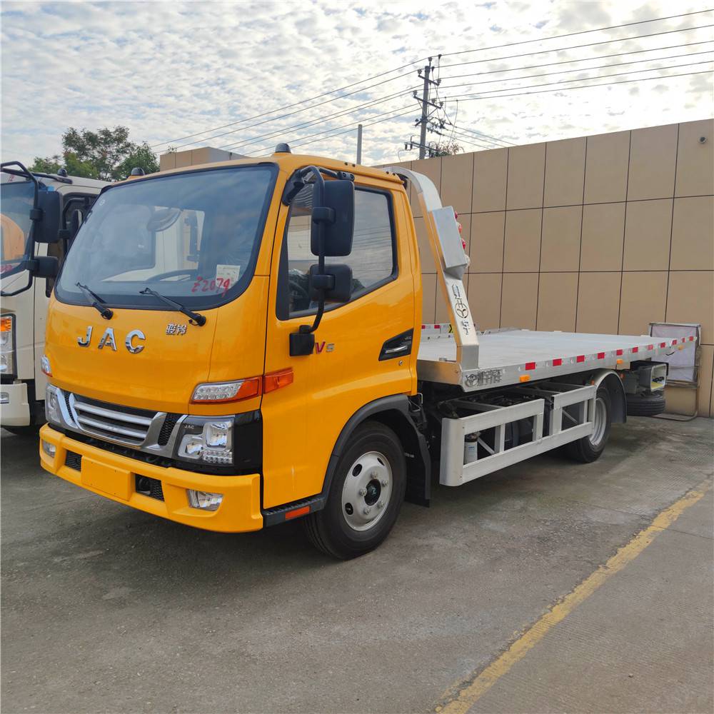 蓝牌救援拖车三一6吨小挖拖车42米板长可分期付款