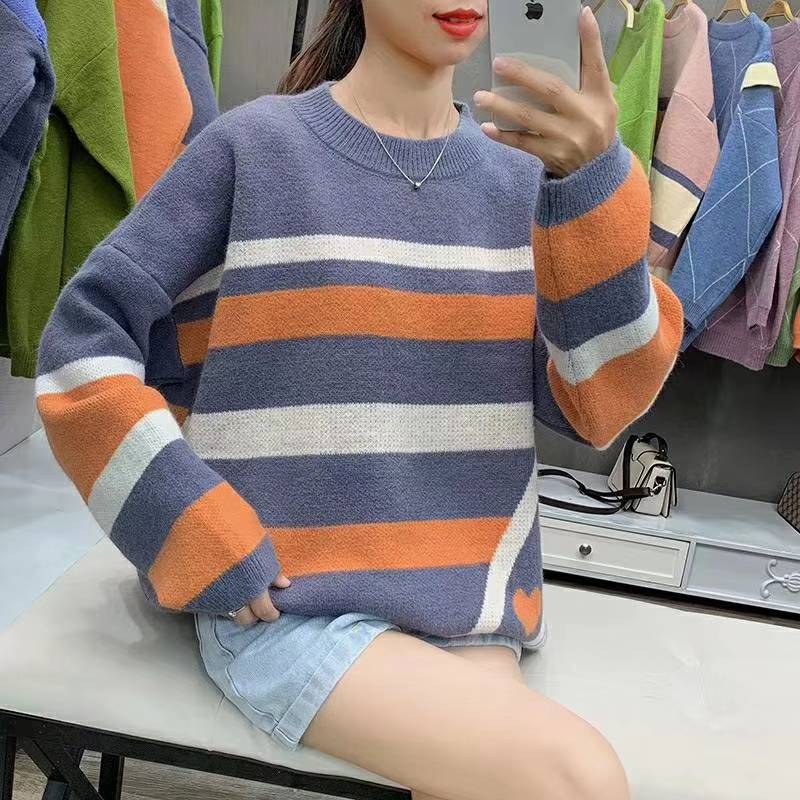 山南1至2元货源女生便宜毛衫 锦东尾货批发市场短款加厚毛衫