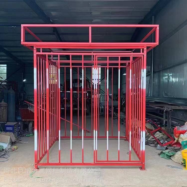 施工总配电箱防护棚二级配电柜防雨棚格栅式防护栅栏
