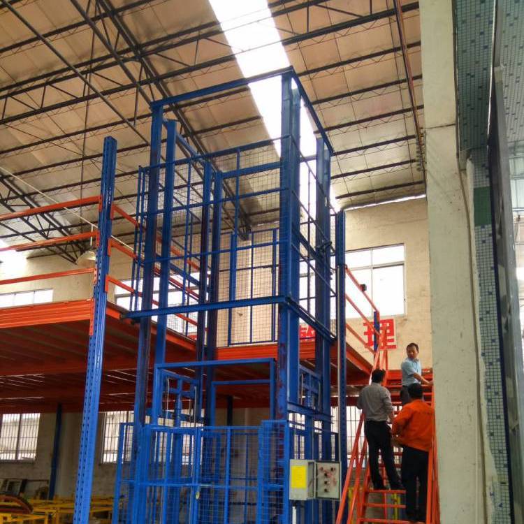 厂房上下运货升降机 导轨电动升降台 链条式电梯生产厂家