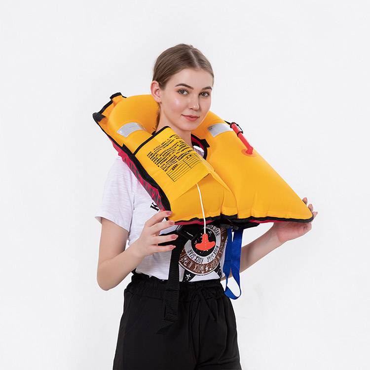 充气式救生衣漂流手动充气式救生衣150n车载自动充气式救生衣合盾