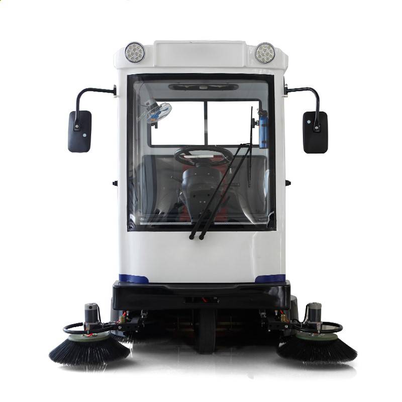 明诺mne800fb封闭式驾驶室扫地机工厂车间仓库商用工业扫地车环卫电动