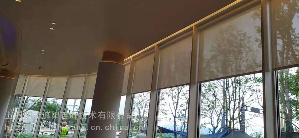 电动遮阳帘 手动遮阳帘 遮光窗帘 电动遮阳帘视频 室外用窗帘