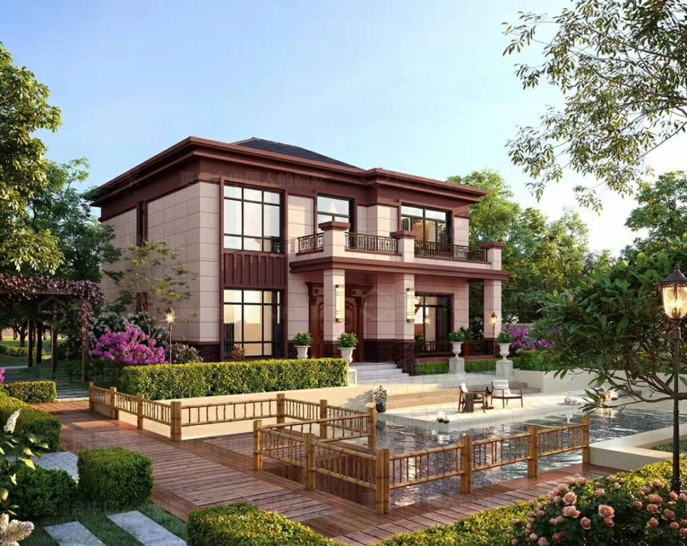 平凉柳湖王府轻钢别墅实景展示