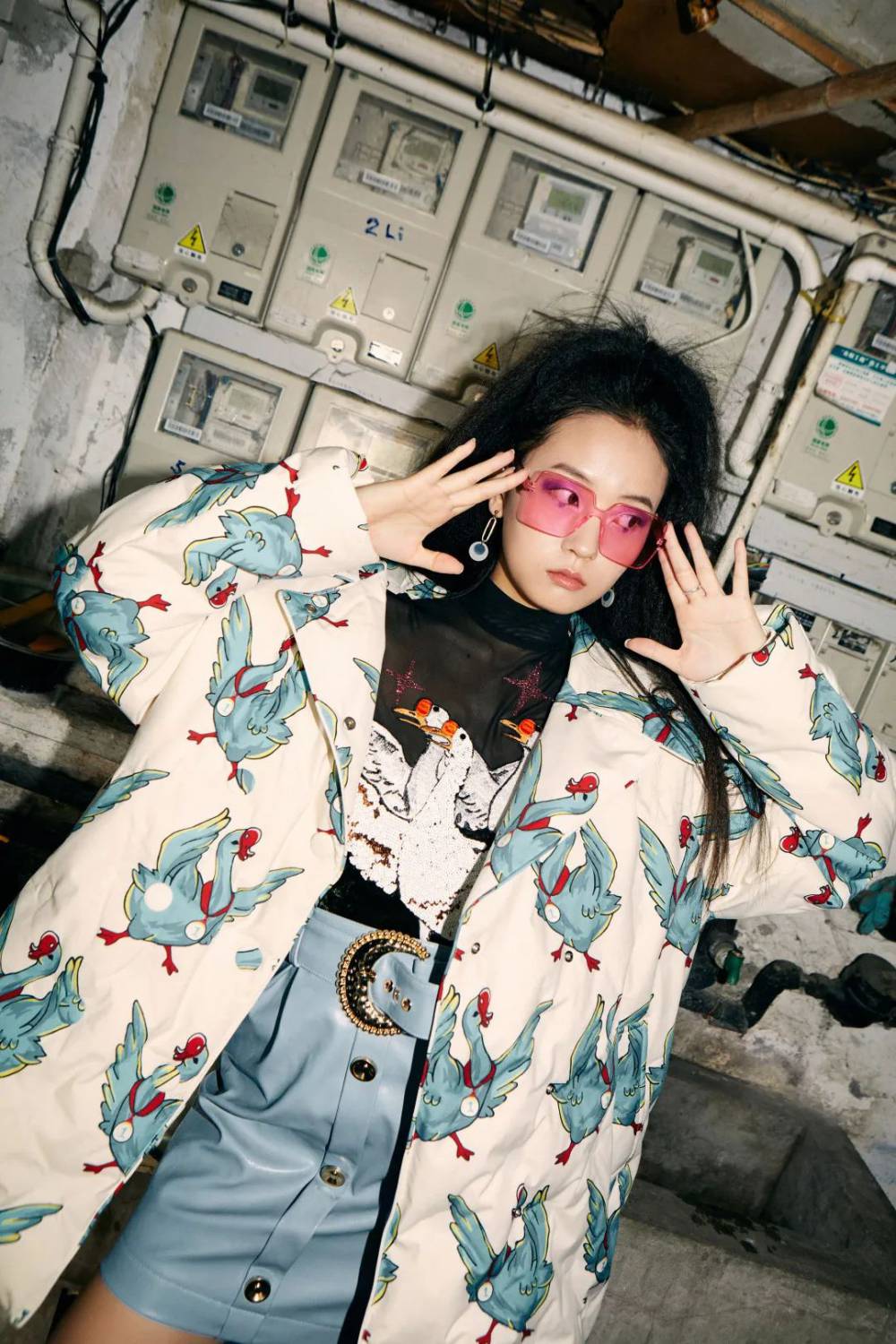 潮酷时髦直播间涨粉四季装乌丫uooyaa广州服装市场品牌折扣女装尾货