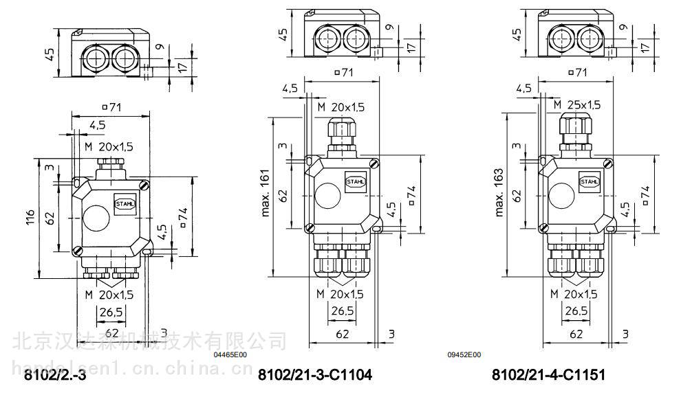 R. STAHL接线盒 型号：8118/111-401 用于保护高达6.3A的配电器