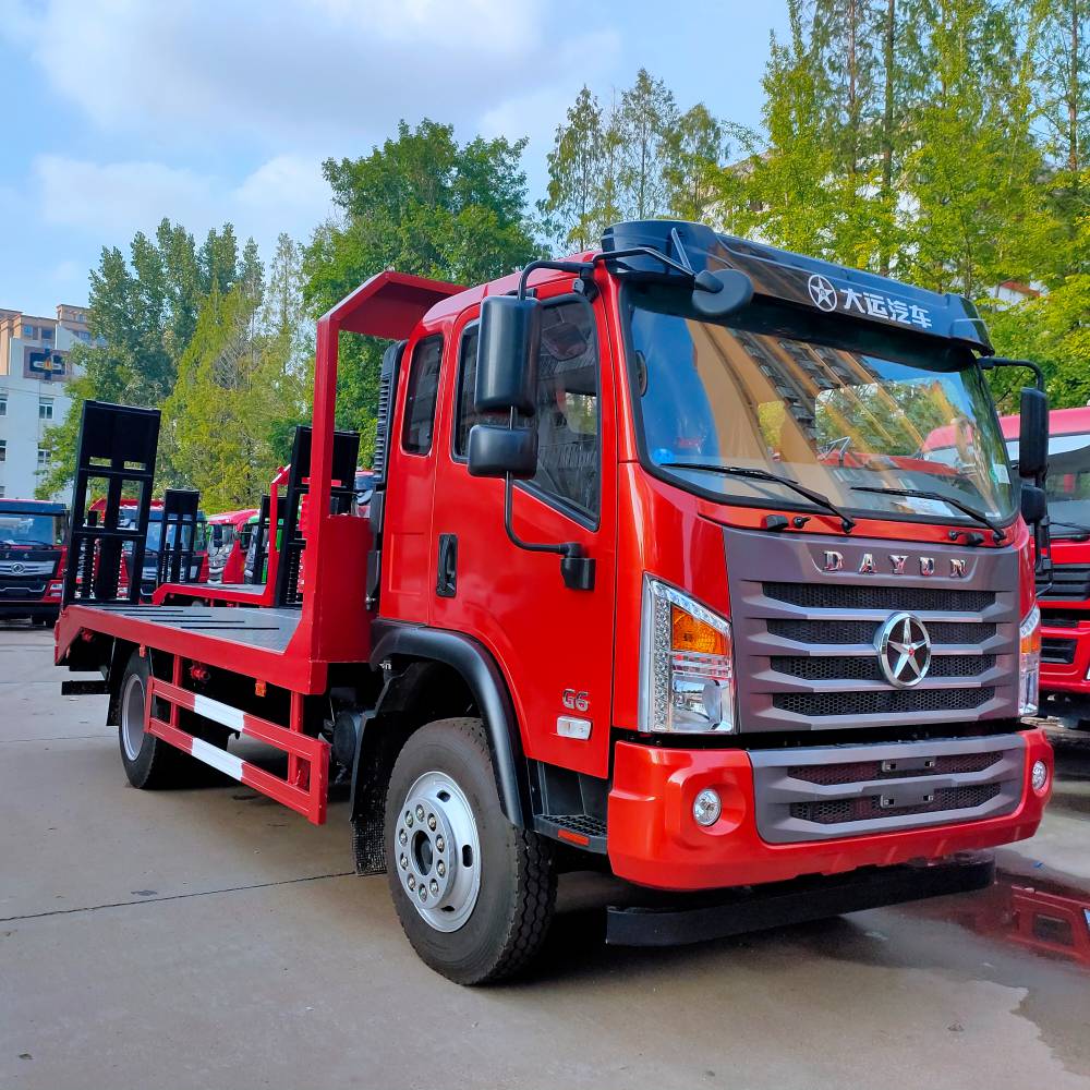 便宜的蓝牌低平板挖机板车c照可以开的挖机拖板车卖多少钱08l