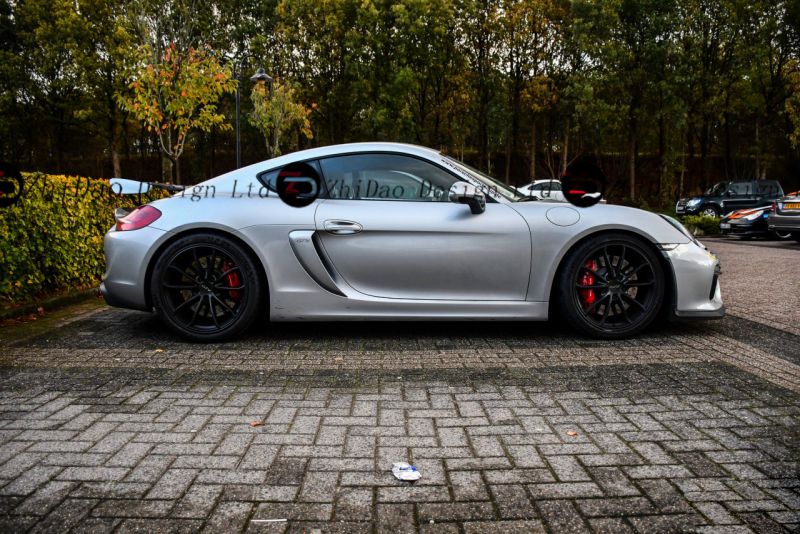 13年保时捷cayman卡曼981改装gt4前杠gt4后唇gt4尾翼