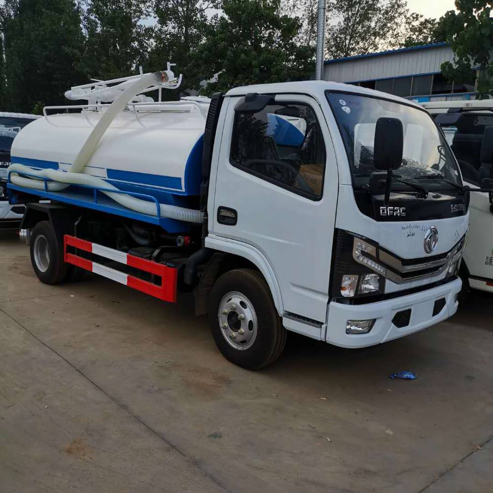 蓝牌吸粪车小型5吨东风吸粪车污水处理养殖场采购真空泵吸粪车图片