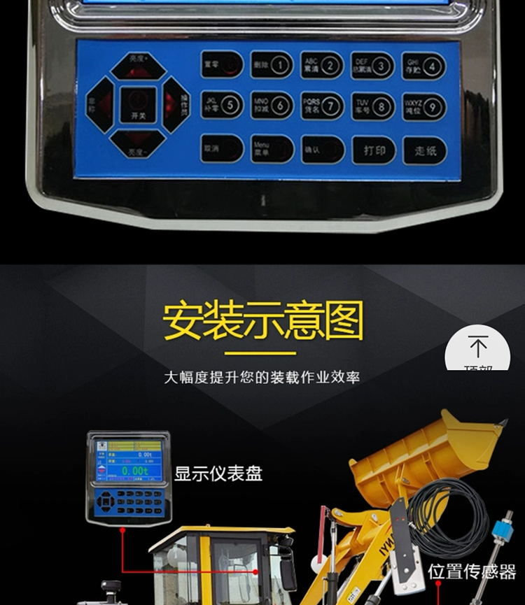 北海装载机电子磅称直销-北海铲车磅秤-全国上门安装