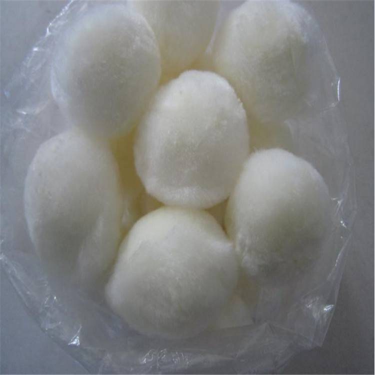 荣茂纤维球生产设备 精细过滤油田水用改性纤维球滤料商家