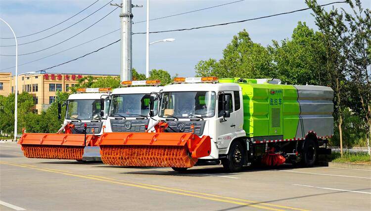 中聯重科16噸清掃車保潔掃地車多少錢一臺中聯重科洗掃車水果泵