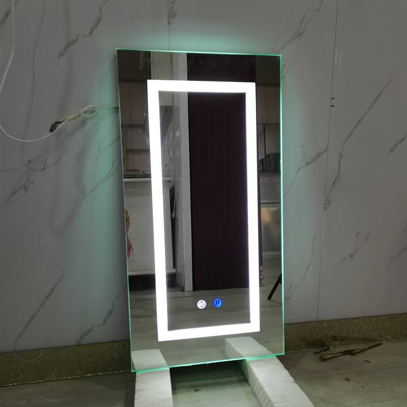 定制智能镜柜门led灯镜柜门吊柜门扇发光镜门扇智能镜箱门