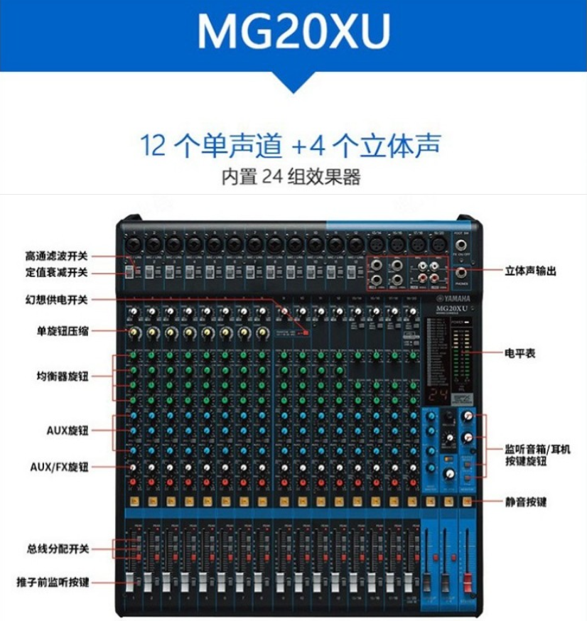 mg12xu调音台说明书图片