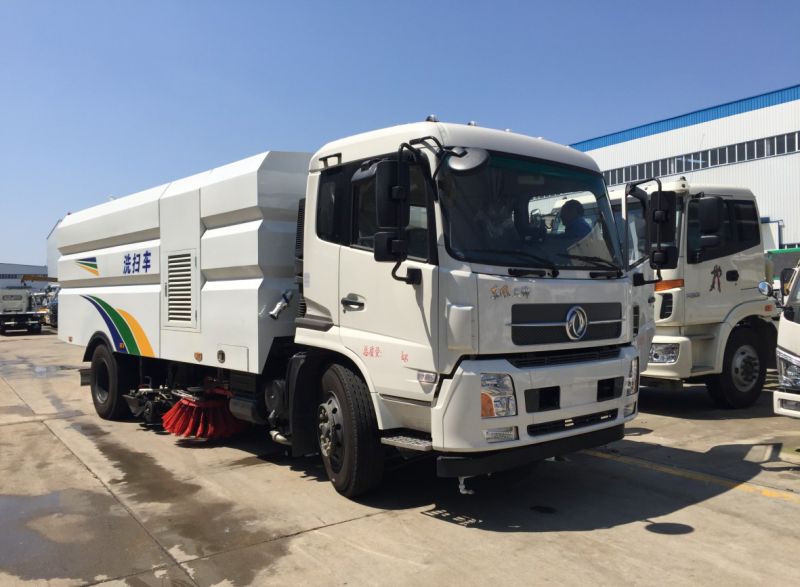 多利卡d7洗扫车价格_城市街道路面吸扫车报价_厂区道路清扫车