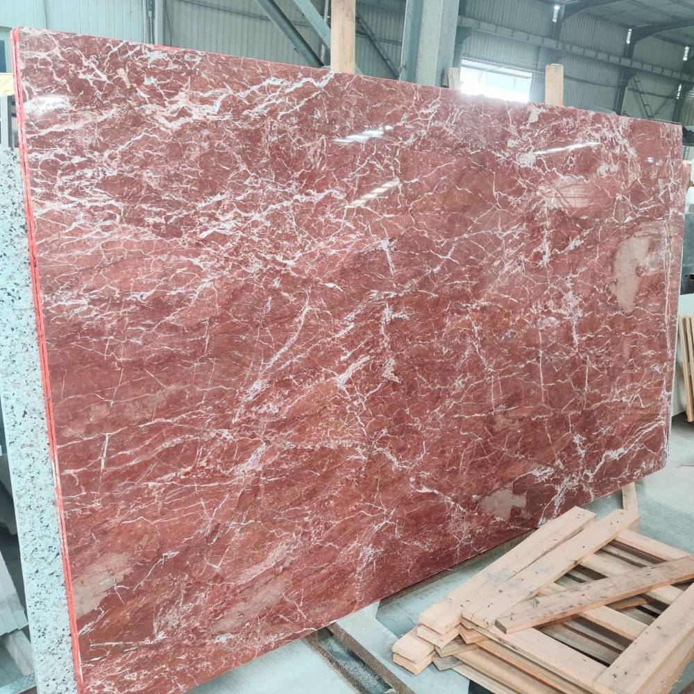 紫罗红门槛石天然红色大理石室外大理石防滑地面墙面广场庭院石材