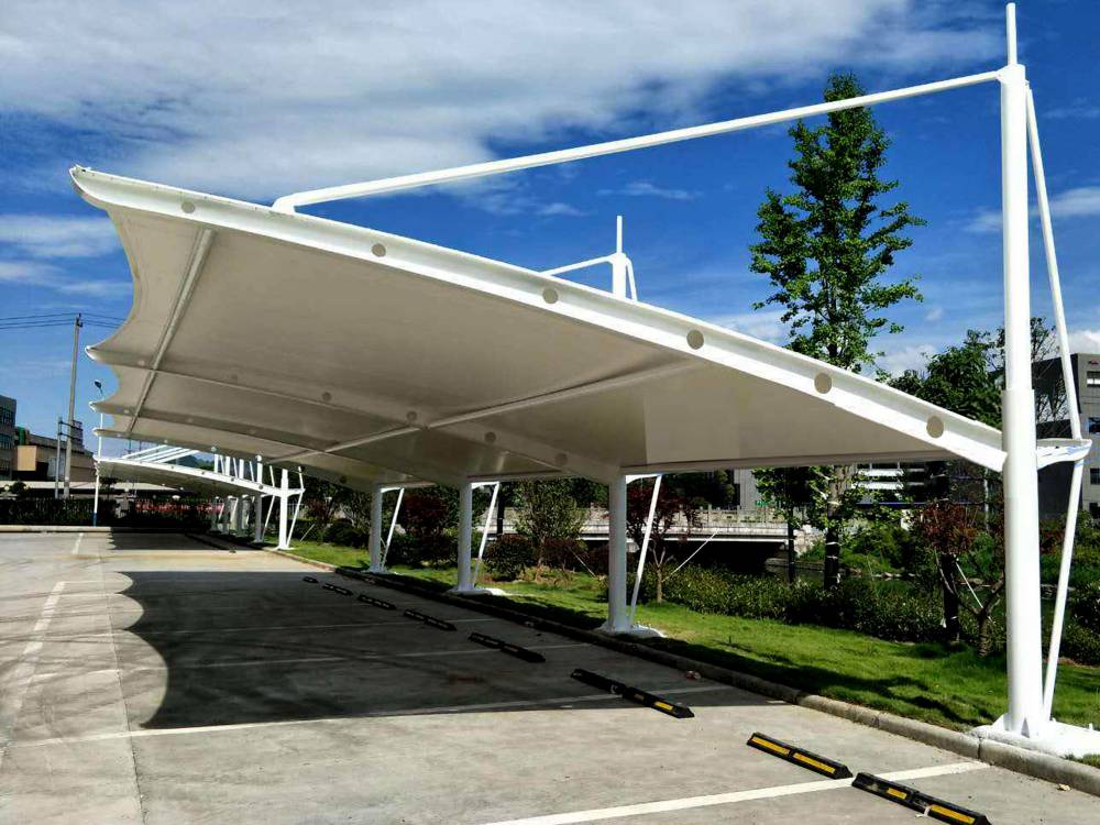 衡水小区电瓶车充电车棚汽车充电桩停车棚耐风吹雨打