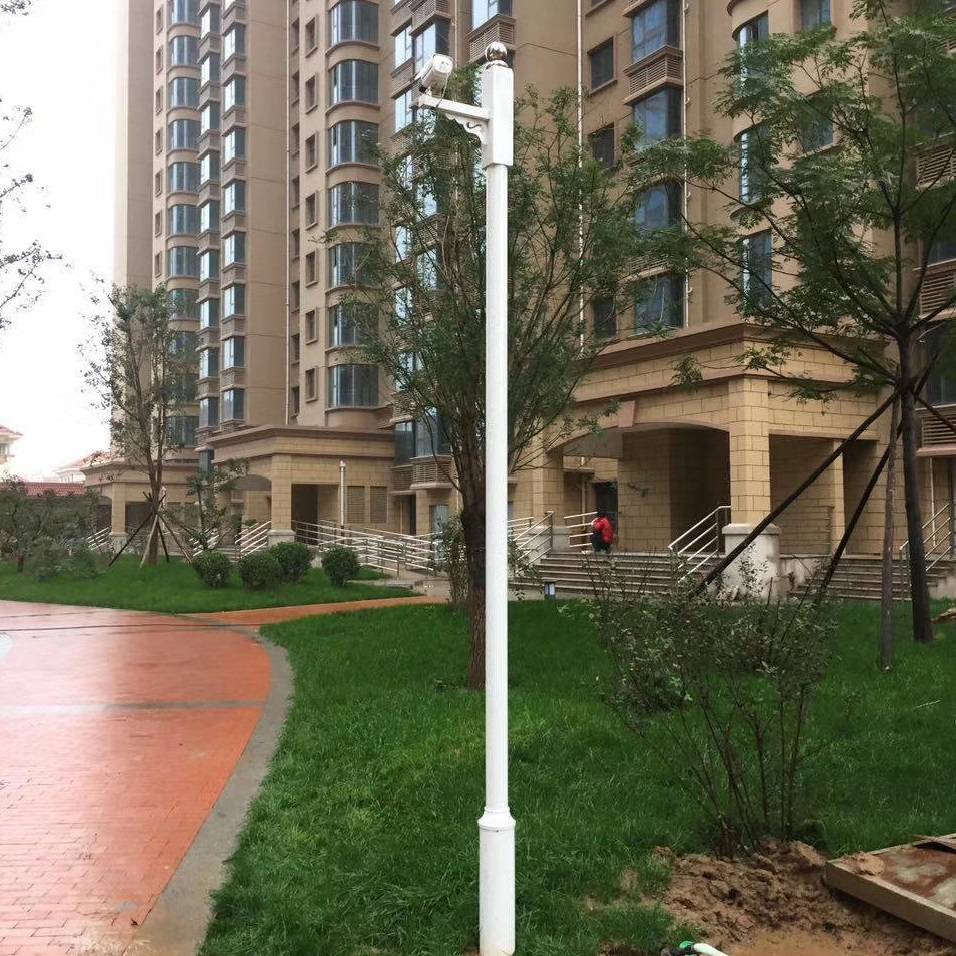 小区监控立杆t型球机监控支架工程电子36米