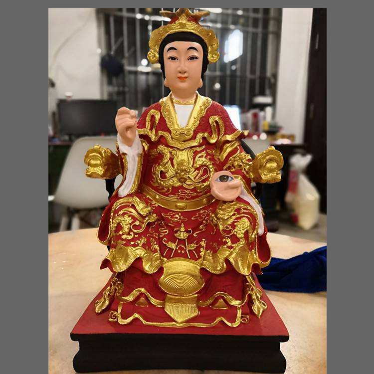 白衣观音神像观音老母雕塑南海老母佛像老母奶奶神像大全玻璃钢脱胎