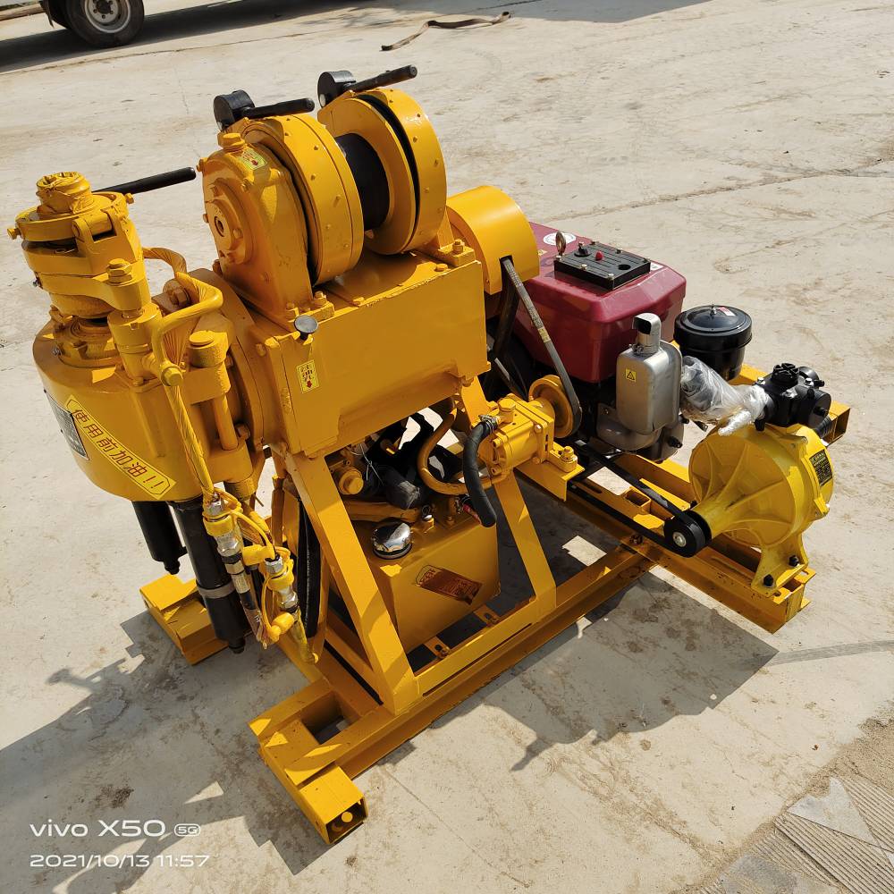 60米液压钻机轻便岩石取芯钻机野外地质勘察钻机