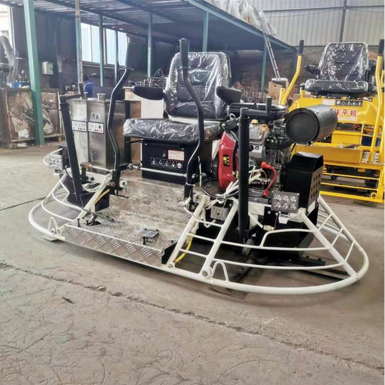 混凝土地面收光整平机座驾式抹光机1米双盘磨光机