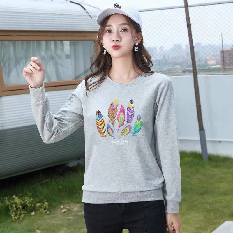 大版卫衣连帽长袖自己进货在家卖服装打底长袖毛衣毛衫女