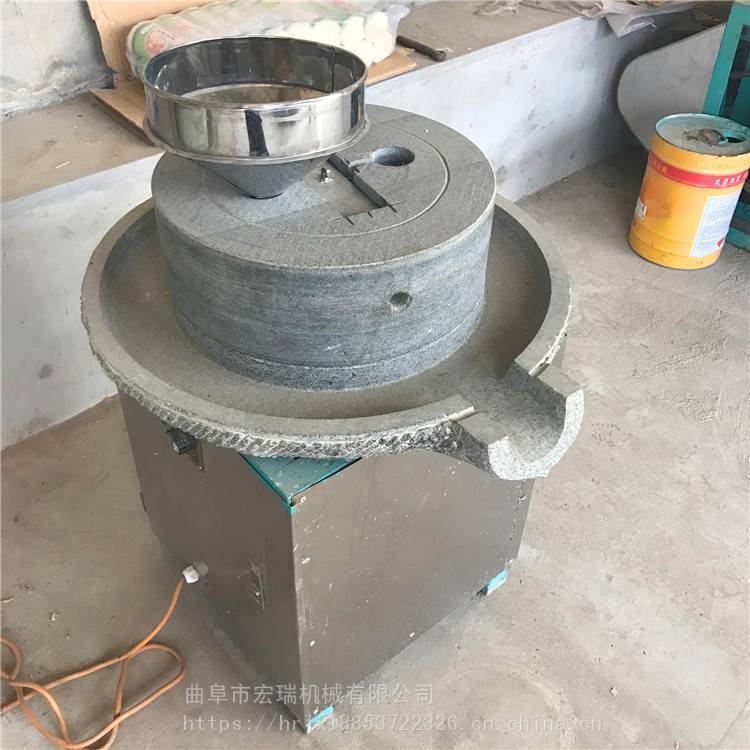 宣城花生酱芝麻酱石磨机 大豆石磨专用磨浆机 豆浆石磨