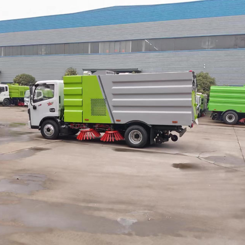 程力环卫清洁车5方洗扫车市政城区主干道扫路车