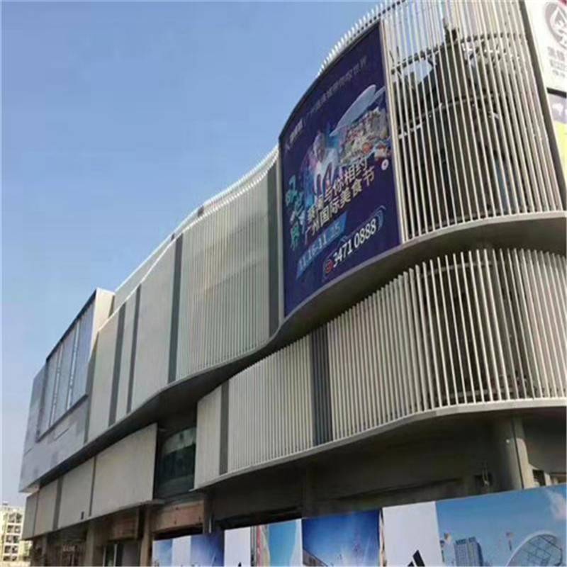 广东办公室u型铝方通幕墙铝方通材料批发图片