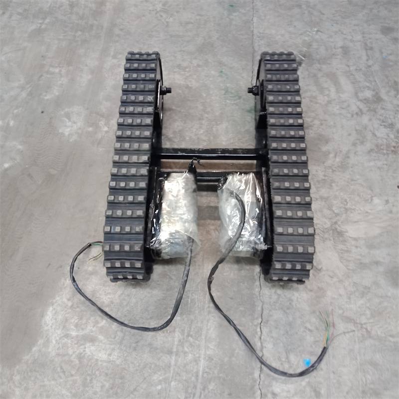 农用橡胶履带底盘遥控旋转地面履带底盘总成液压遥控履带底盘