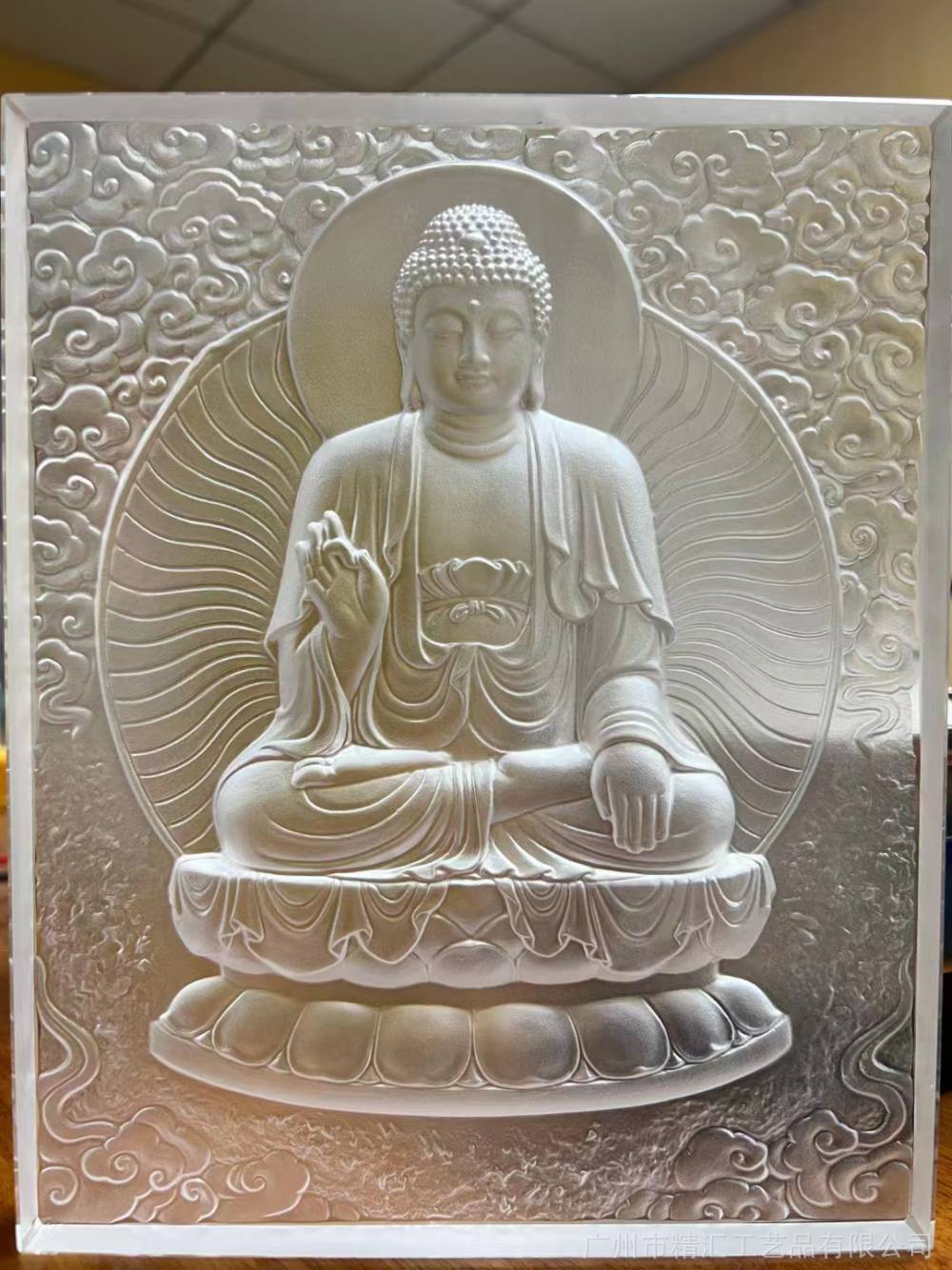 琉璃佛像佛砖水晶琉璃砖定制琉璃药师佛壁画深圳琉璃砖定做水晶琉璃