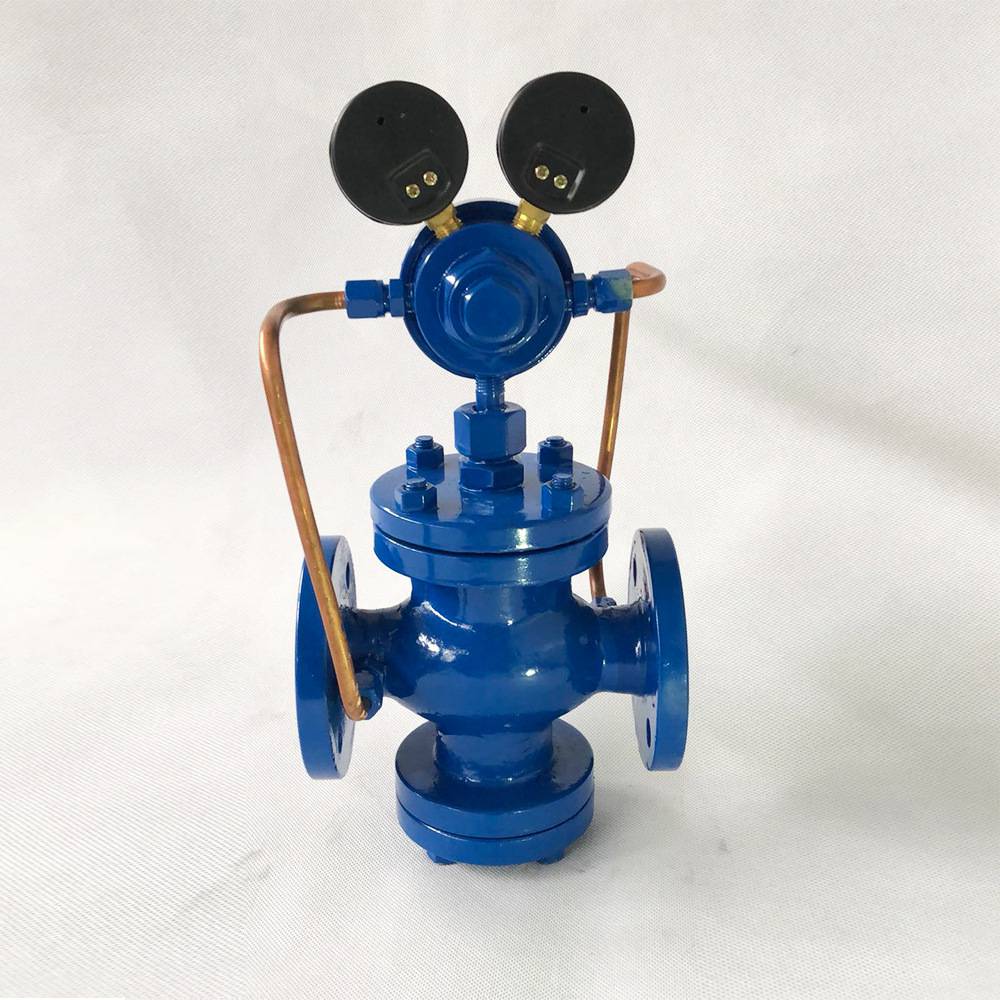 yk43x可调式液化气先导式天然气减压阀先导活塞式气体减压阀yk43x空气