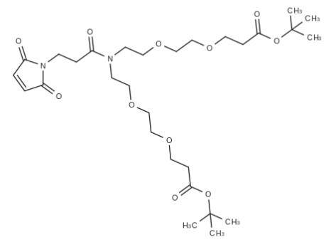 2100306-51-0，N-Mal-N-bis(PEG2-t-butyl ester)