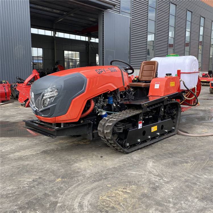 gpy502座驾式旋耕机履带式翻地机座驾式耕地机