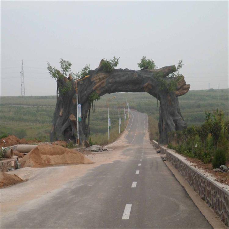 滦州市水泥假树大门 大型仿真水泥假树厂家 清秀园林 欢迎选购