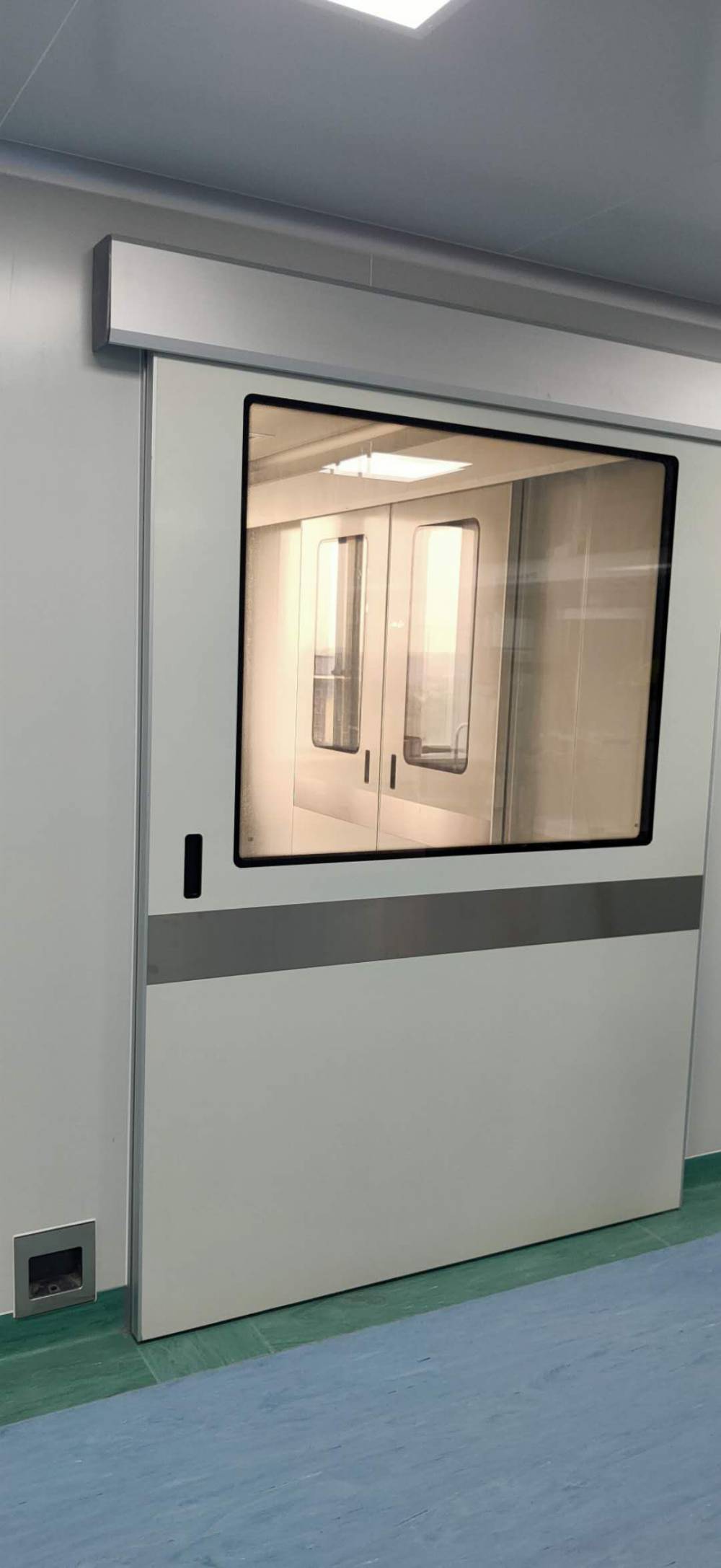 重庆市工厂电子厂无尘车间无尘室平移自动感应门进出感应整套门定制