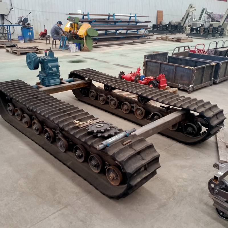 3吨运输车履带底盘久恒液压行走履带底盘橡胶履带底盘