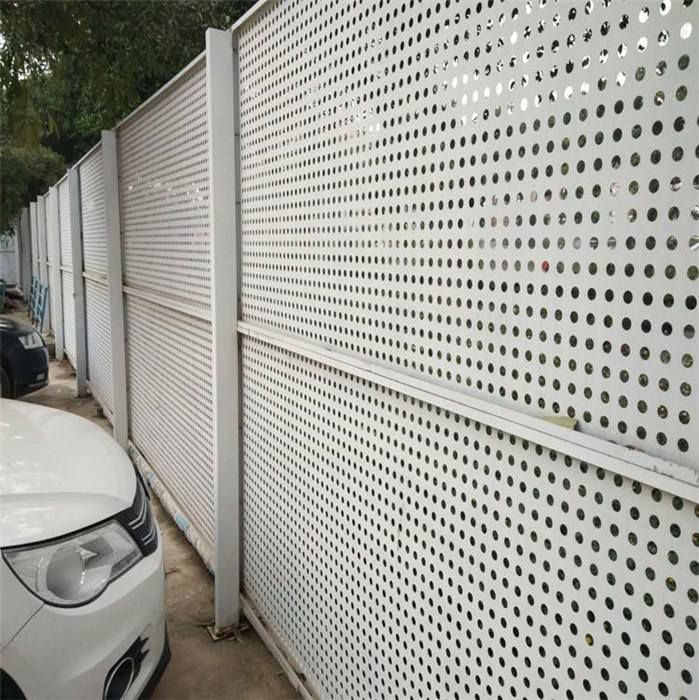 冲孔板大户工地施工围挡冲孔板围挡冲孔抗风围挡