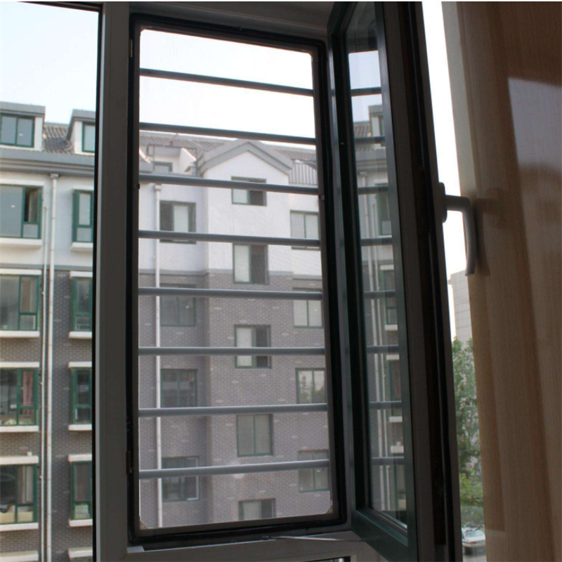 北京海淀花园别墅水晶透明折叠纱窗定做隐形纱窗北京折叠纱窗款式新颖