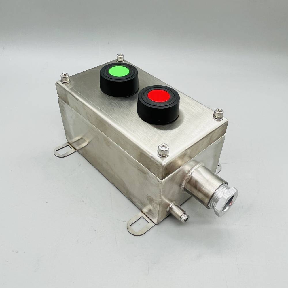 不锈钢防爆防腐按钮盒304防水防尘防腐启动停止控制器