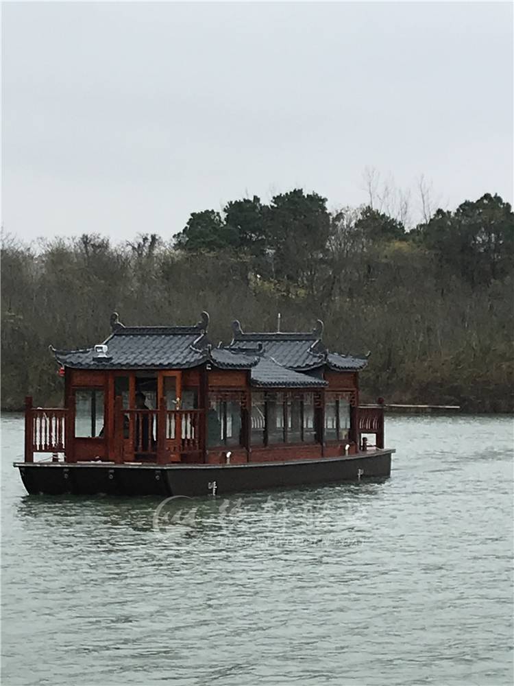 有船检证的古代画舫船玻璃钢游船价格