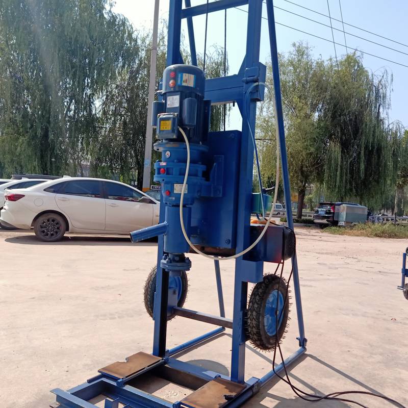 横向山泉钻井机厂家销售30米气动潜孔钻机穿越打井机