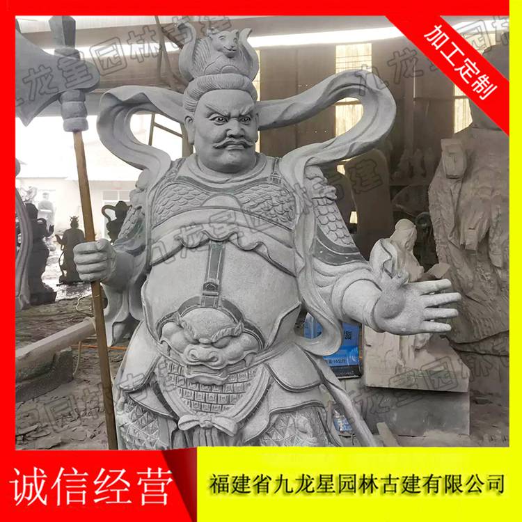 寺庙石雕十二药叉将十二药叉大将