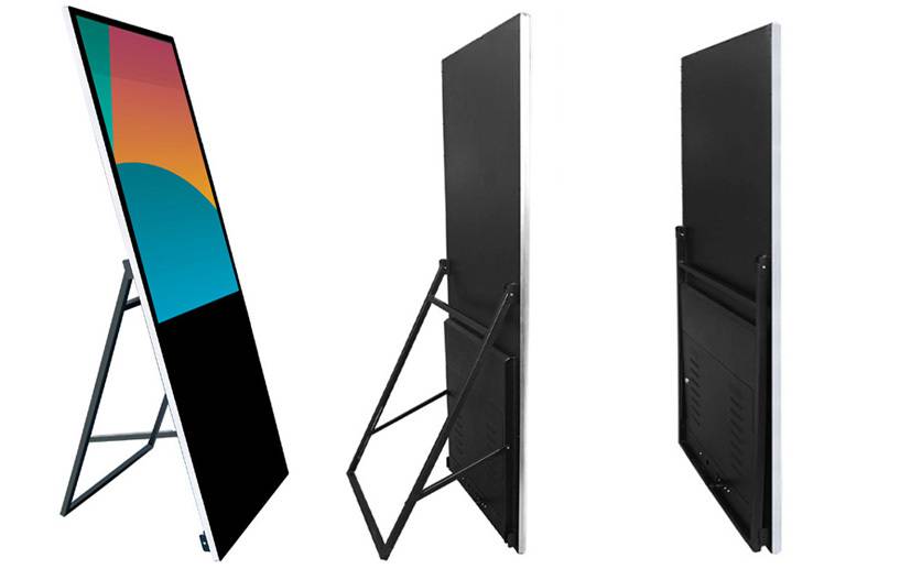 落地广告机电子水牌液晶屏324350寸网络播放立式广告海报显示屏