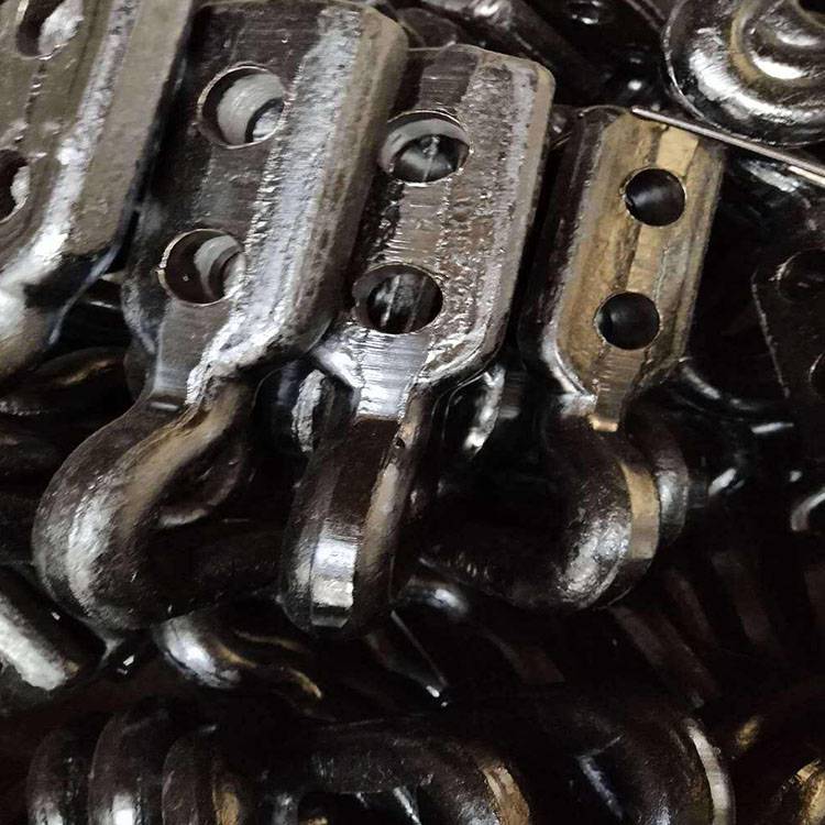 刮板机链条多种规格2286开口式接链环马蹄环双孔接链环