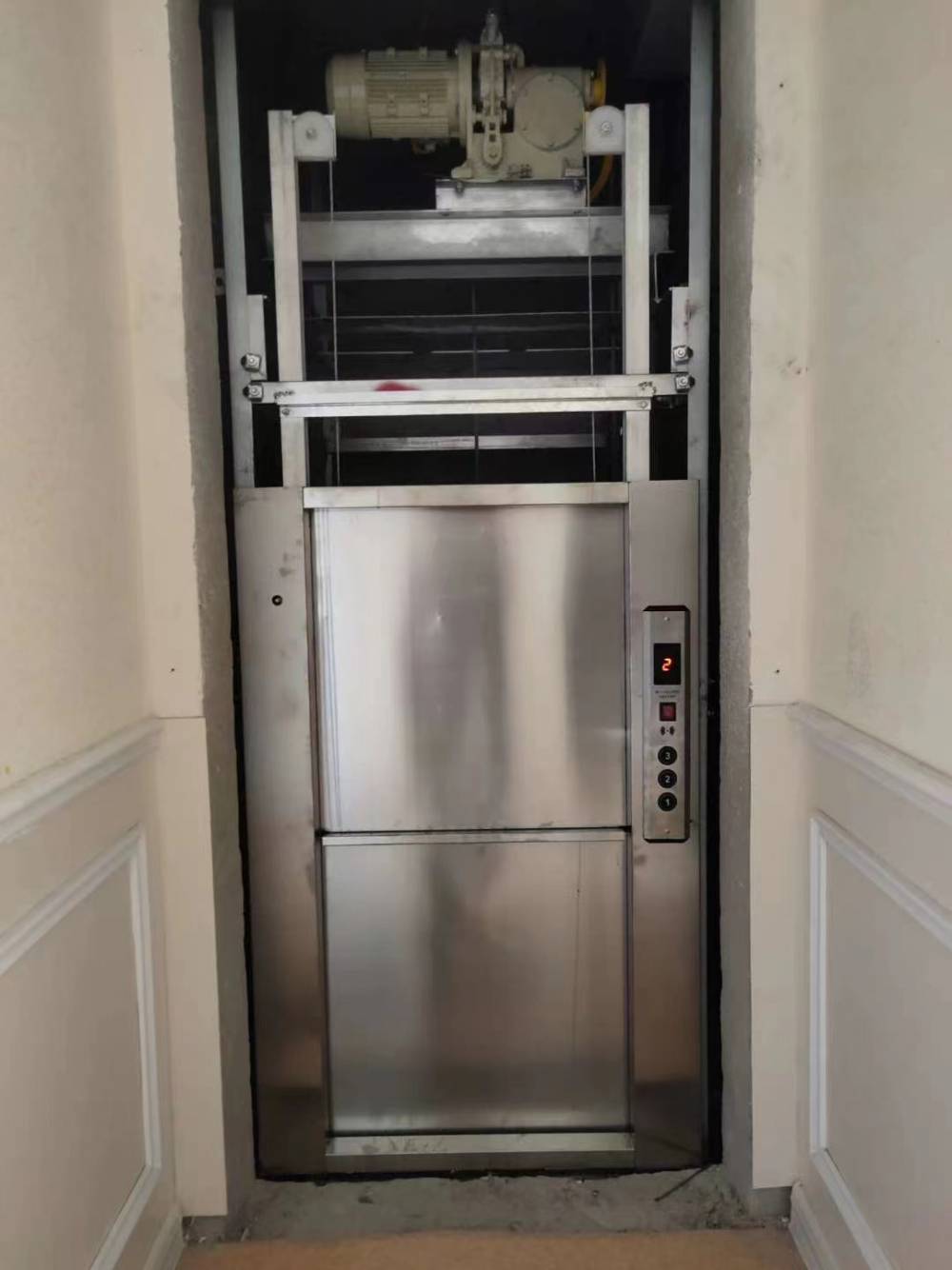 广东汕头市饭店酒店传菜电梯杂物电梯厂家井道设计博远鸿业电梯