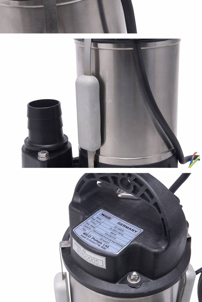 德国威乐水泵pdva750e家用潜水泵地下室排污喷泉景观泵自动